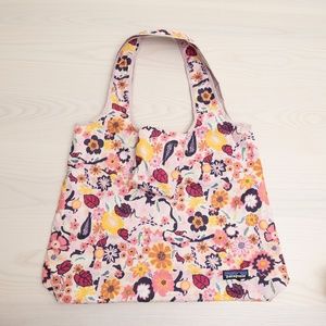 New Patagonia Shopper Tote Bag Upcycled Packable Foldable with Tags